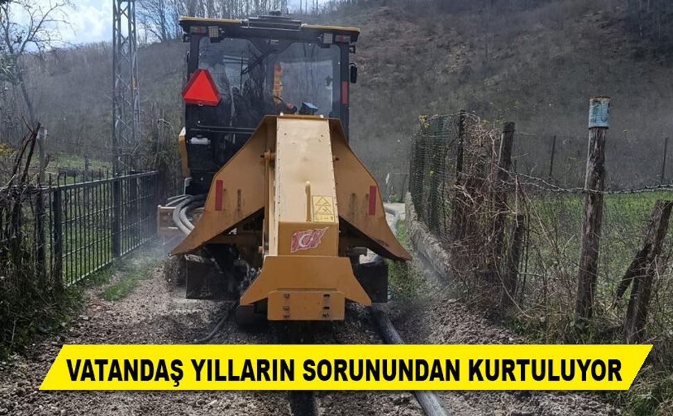 VATANDAŞ YILLARIN SORUNUNDAN KURTULUYOR