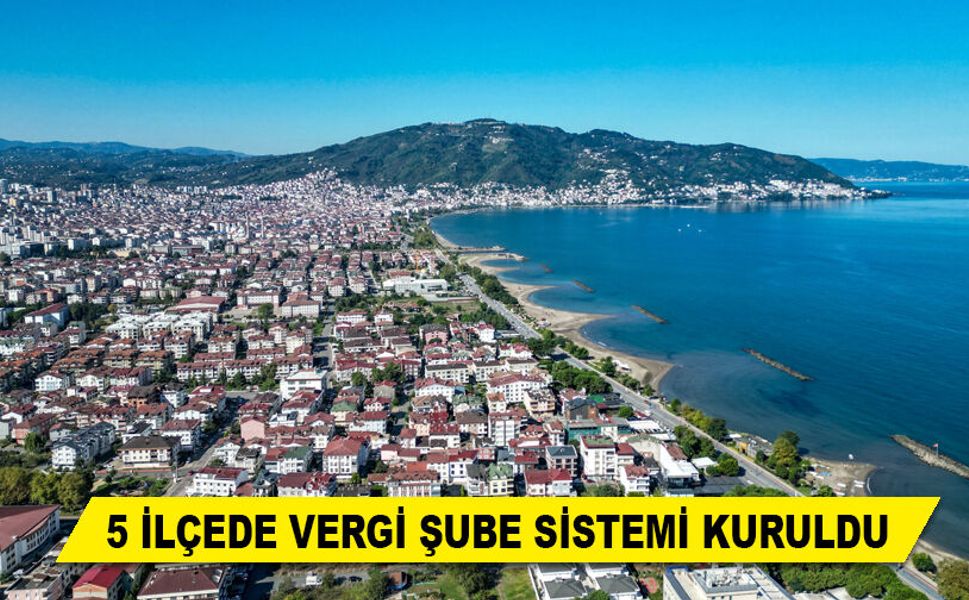 5 İLÇEDE VERGİ ŞUBE SİSTEMİ KURULDU